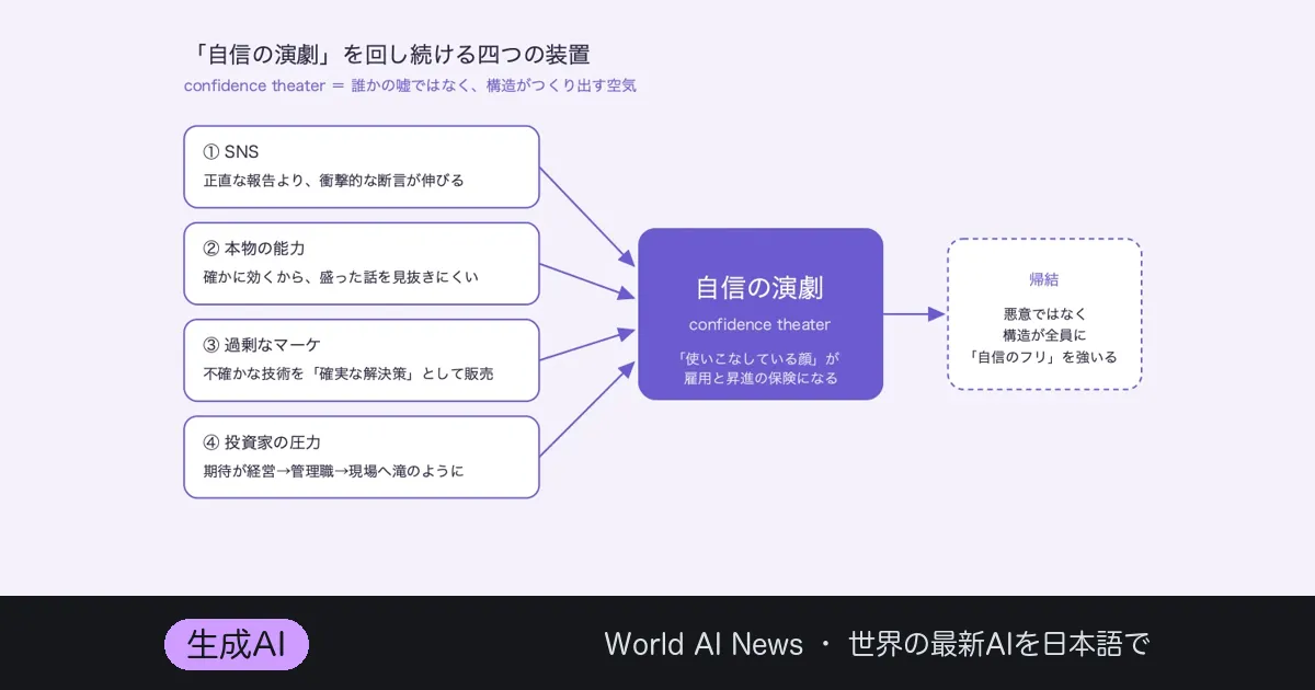 「AIの自信」を演じるのはもうやめろ——Lovable幹部が突いた職場の空気